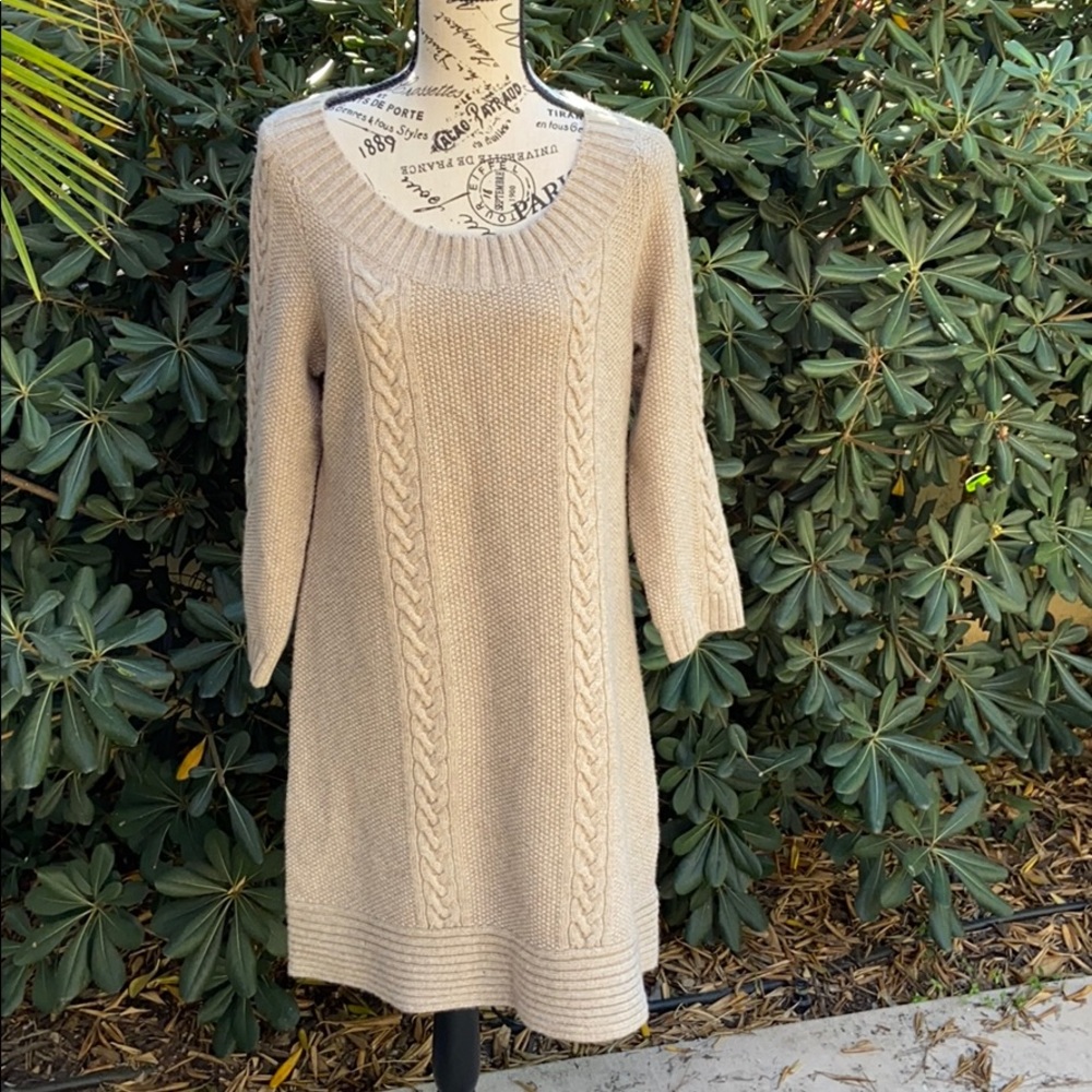 NWT Banana Republic Taupe Sweater Dress